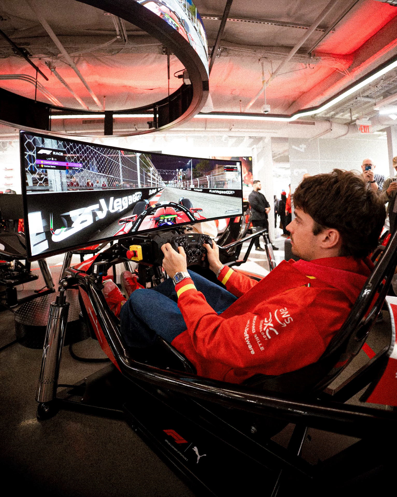 F1 Charles Leclerc Simulator Racing